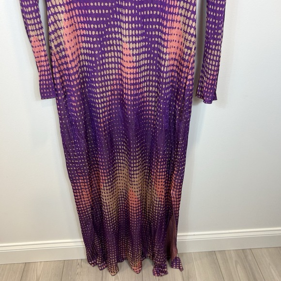 NWT Karen Millen XXXL KAREN Plus Size Mirrored Knitted Maxi Column Dress - Picture 3 of 13